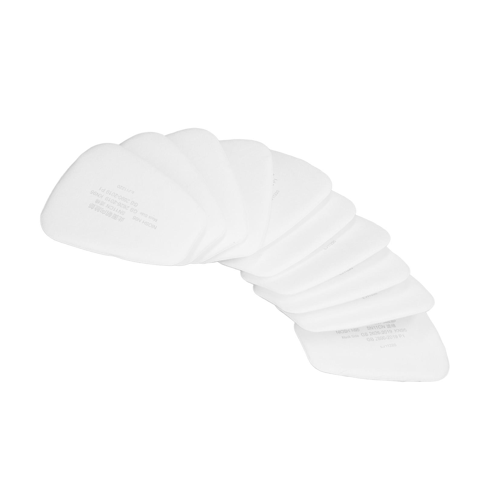 50 шт. Фильтр 5N11CN Многослойная структура Противоаэрозольный фильтр Замена для крышки 6100