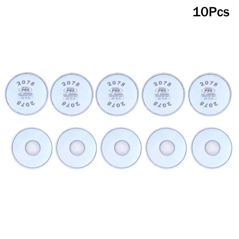 2/4/10 шт. Многоразовая полумаска Газовый респиратор 2071/2078 Противоаэрозольный фильтр для сварки, покраски, пыли и органических паров газа